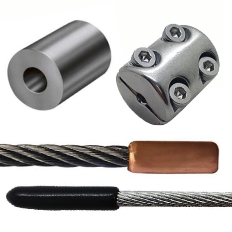 Steel Wire Rope End Stops & Caps Steel Wire Rope End Stops & Caps