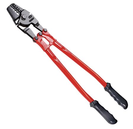 24" steel wire rope crimping tool