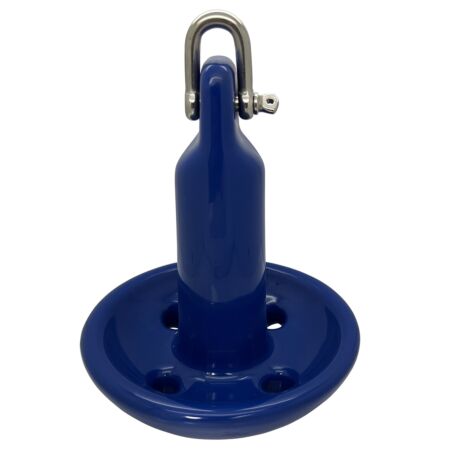 Steel Mushroom Boat Anchors - Blue PVC Coated