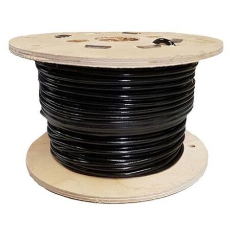 Black Coated PVC Stainless Steel Wire Rope 7x7