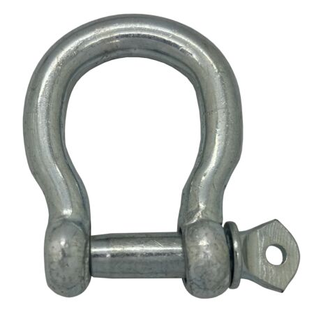 5mm - 25mm galvanised steel bow shackle