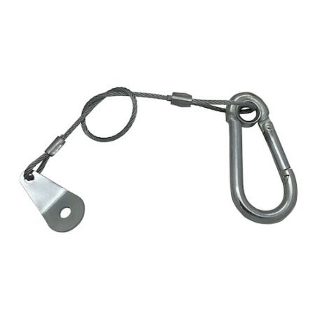 BZP Snap Hook to Swivel with Retaining Wire and Tab