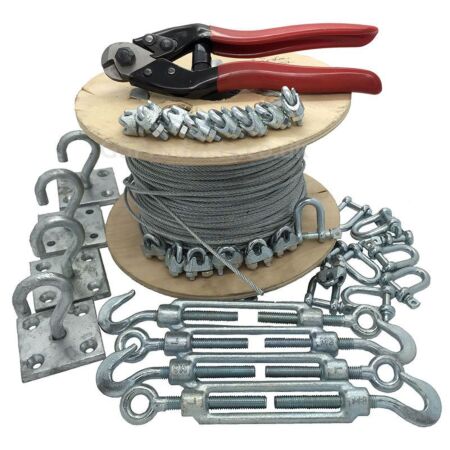 Catenary Steel Wire Rope Overhead Package Guy Cable Lighting Kit