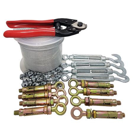 Catenary Steel Wire Rope Overhead Cable Lighting Kit