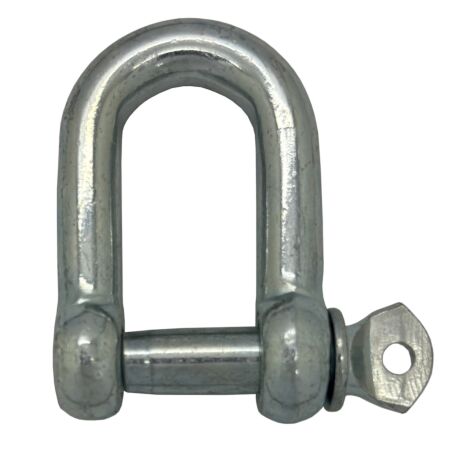 Galvanised steel d shackle 5mm - 25mm