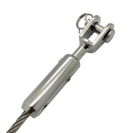 diy swageless jaw terminal for stainless steel wire rope 