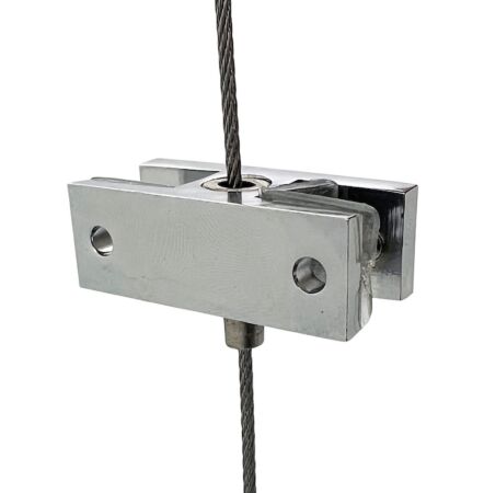 Wire display clamp double