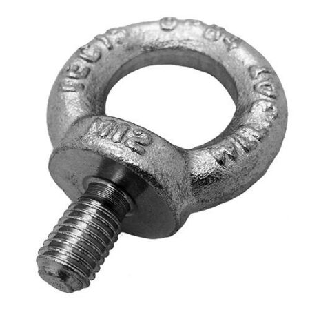 Eye bolts lifting zinc plated