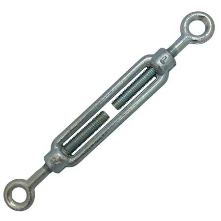 BZP steel eye / eye turn buckle straining screws 6mm - 24mm