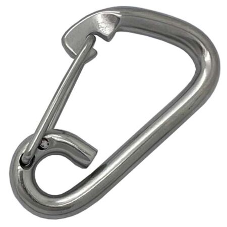 Formed Eye Stainless Steel Carbine Hook