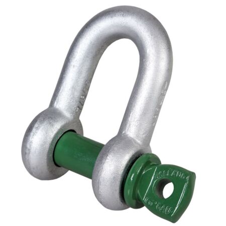 Green pin d shackle lifting shackle Van Beest