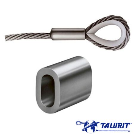 Aluminium Steel Wire Rope Ferrule Crimps