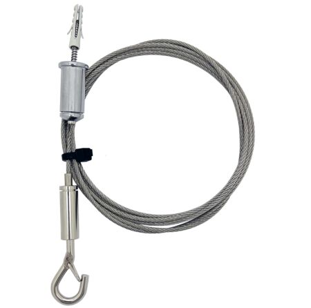 Wire sign hanger snap hooks 