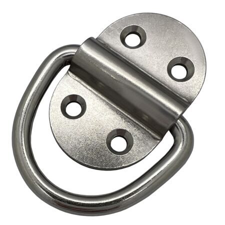 Stainless Steel Lashing Ring on Plate 8mm