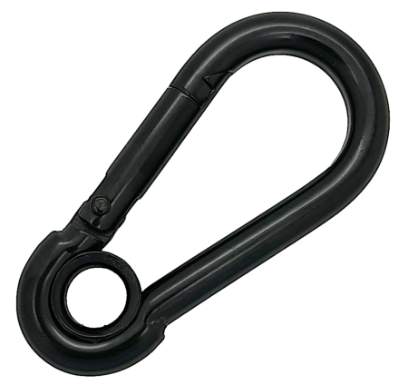 Black coated carbine hook