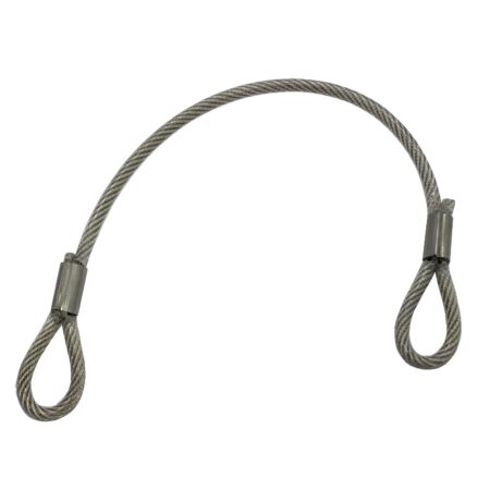 Stainless Steel Lanyard with Loop/Loop Ends