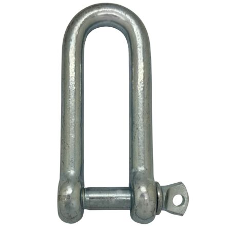 Long D Shackle Galvanised Steel