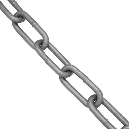 Galvanised Steel Long Link Chain Grade 30 DIN 763 - Per Meter