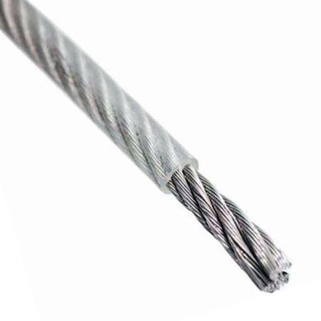 Miniature Clear NYLON 11 Stainless Steel Wire Rope 7x7