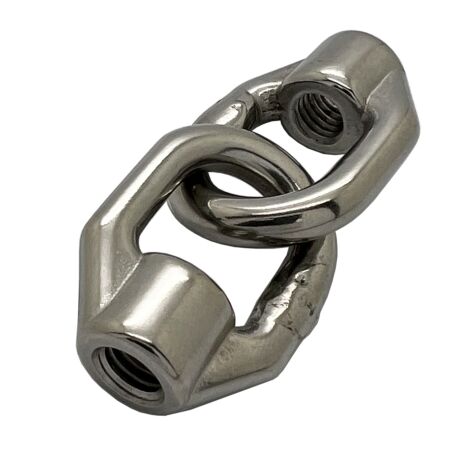 M8 Stainless Steel Double Oblong Eye Nut  