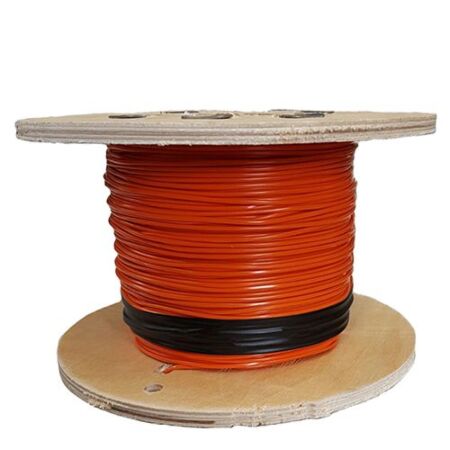 Orange Coated PVC Stainless Steel Wire Rope 7x7