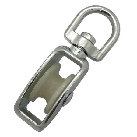 BZP Swivel Eye Awning Pulleys