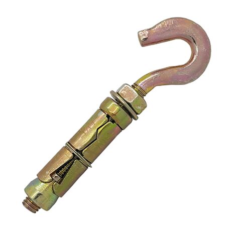 BZP Steel Hook with Sleeve Fixing Anchor