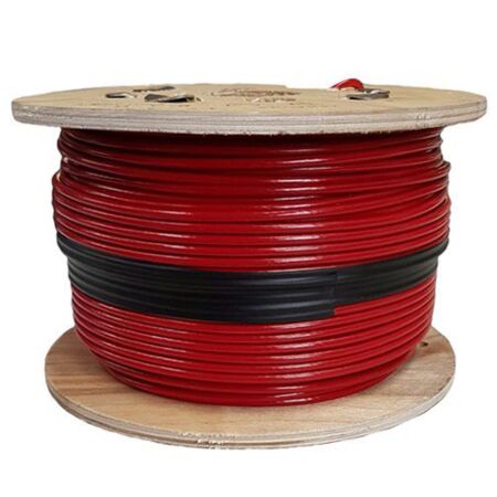 Red Coated PVC Stainless Steel Wire Rope 7x7