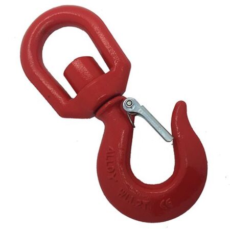 Alloy Steel Swivel Hook Red Painted