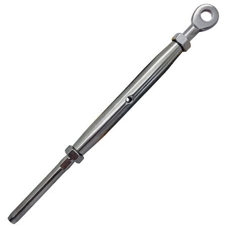 Stainless Steel Wire Rope Rigging Screw with Swage / Eye End