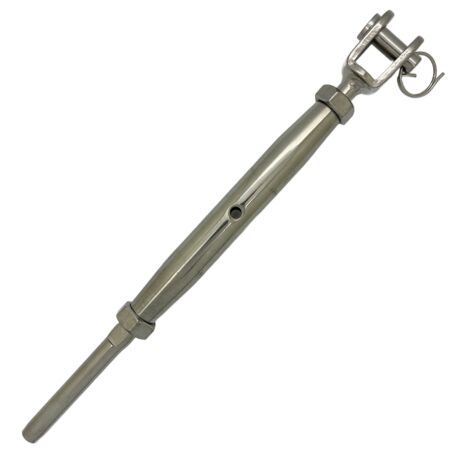 Stainless steel rigging screw for wire rope balustrade