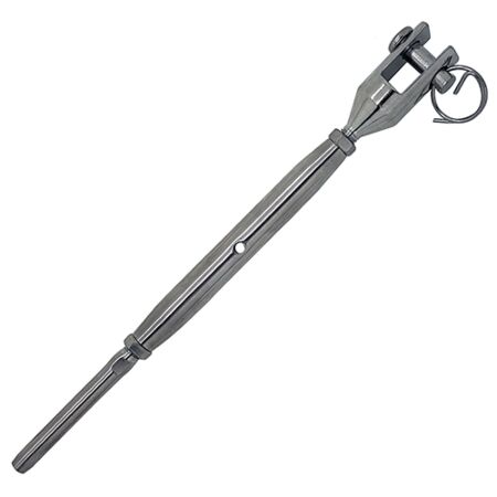 Stainless Steel Rigging Screw with Swaged Jaw and Swaged Stud 