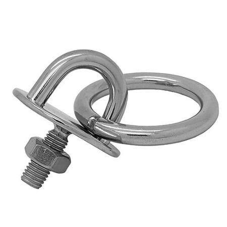 Stainless Steel Round Ring Plate with Stud