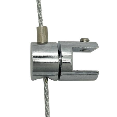 Wire Display System - Round Single Adjustable Clamp