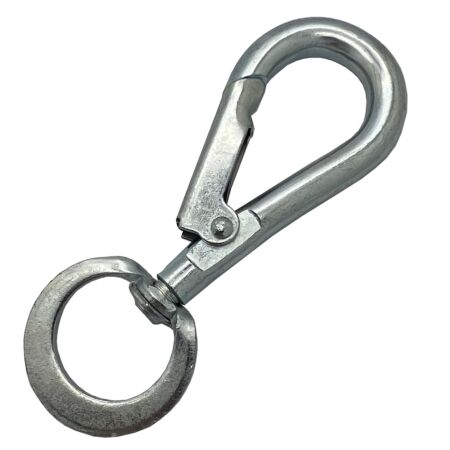 BZP SPRING SNAP HOOKS TO SWIVEL