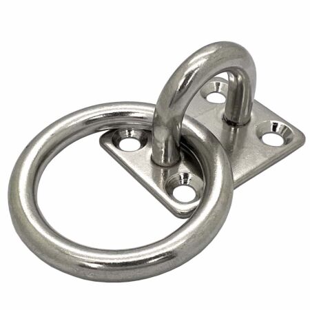 Stainless Steel Eye Plate with Mooring Ring