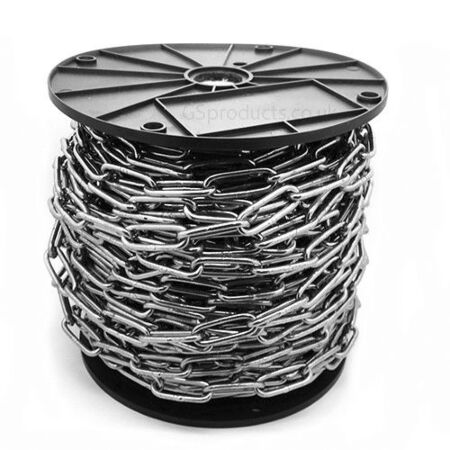 stainless steel long link chain - value reel 