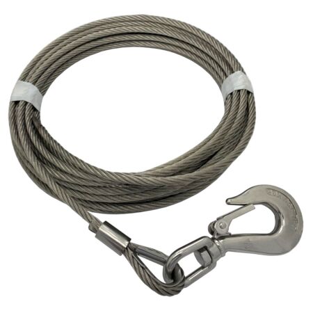 Stainless Steel Winch Cable with Hook