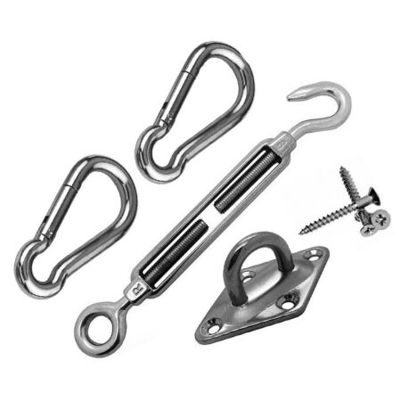 Stainless Steel Sun Shade Sail Kit