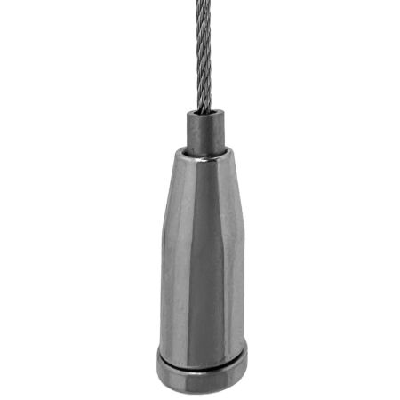 Wall and floor fixing mount - cable display