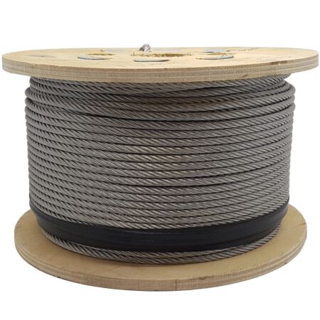 7x7galvanised steel wire rope reels
