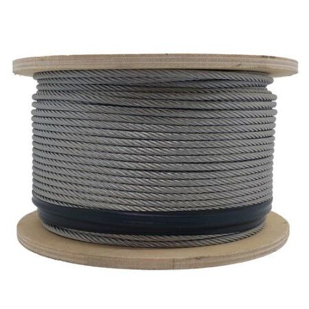 3mm 7x7 Stainless Steel Wire Rope 100 Meter Reel