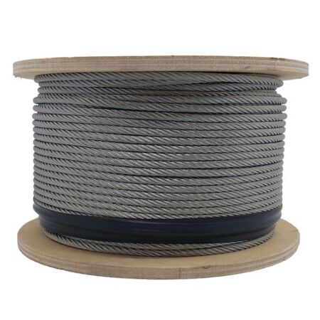 7x19 Stainless Steel Wire Rope - 100 Meter Reels