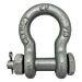 Galvanised Steel Lifting Bow Shackle US Federal RR-C-271 - Safety Pin