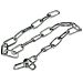 Galvanised Steel Long Link Chain Grade 30 DIN 763 - 10 Meter Lengths