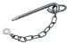 10mm x 98mm BZP Steel Cotter Pin and Chain 