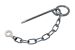 6mm x 90mm BZP Steel Cotter Pin and Chain 