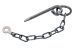 8mm x 73mm BZP Steel Cotter Pin and Chain 