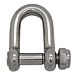 Stainless Steel D Shackles with Nyloc Locking Nut