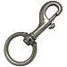 Stainless Steel Trigger Dog Lead Hook - Round Eye